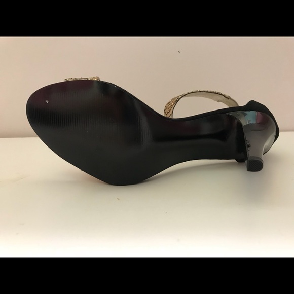 Alfani Anika Black/Gold Heels - Picture 4 of 8